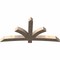 Ekena Millwork Davenport Smooth Timber Gable Bracket, Douglas Fir, 84"W x 42"H x 5 1/2"D x 5 1/2"F, 12/12 Pitch GBW084X42X0606DAV00SDF - alternate 2